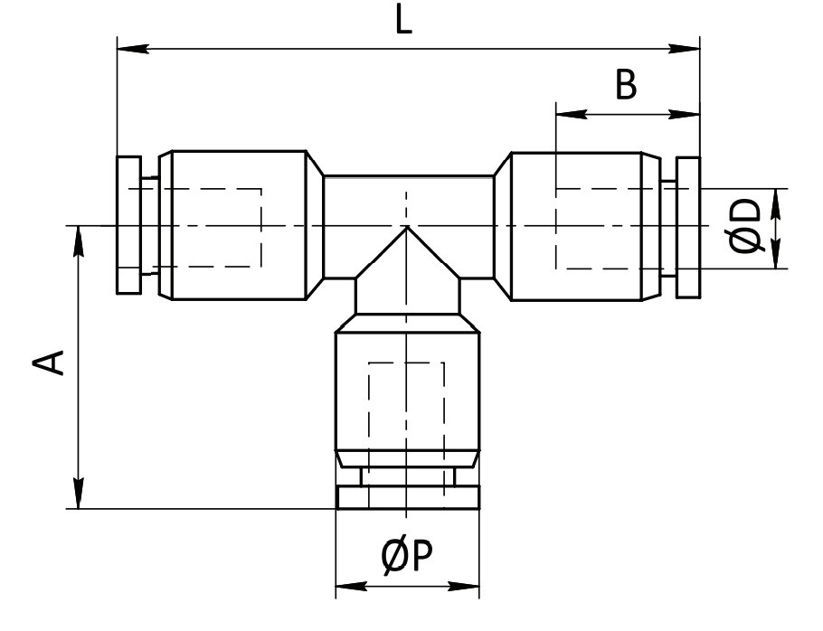 Фитинг тройник SF-MPE 10 купить Нижнем Новгороде