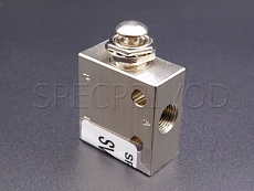 SV-TAC-PL-32-06 Пневмораспределитель 3/2, G1/8 кнопка